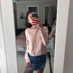 Light pink sweatshirt